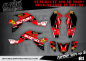 Preview: Factory Replica 3 Rot für Suzuki LTZ 400 ab 2009+